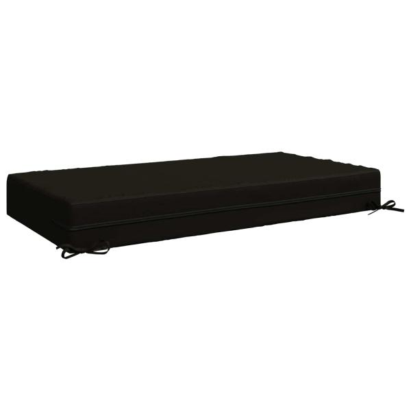 Sitzkissen SOEST 100 % Polyester Schwarz 120 x 60 x 15 cm