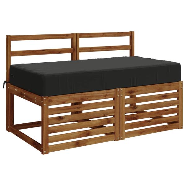 Sitzkissen SOEST 100 % Polyester Anthrazit 120 x 60 x 15 cm