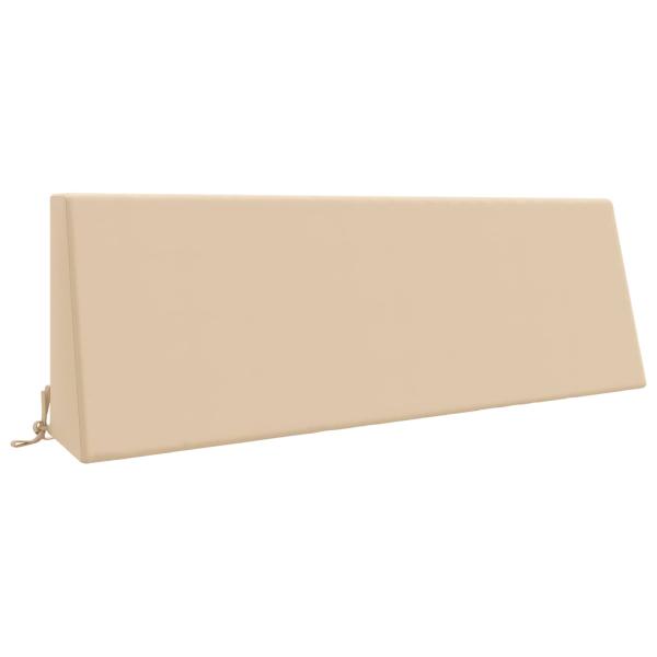 Rückenkissen SOEST 100 % Polyester Creme 120 x 20 x 40 cm