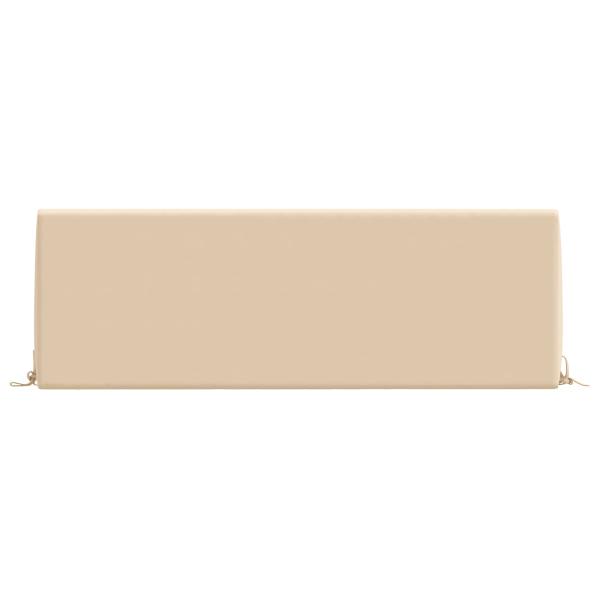 Rückenkissen SOEST 100 % Polyester Creme 120 x 20 x 40 cm