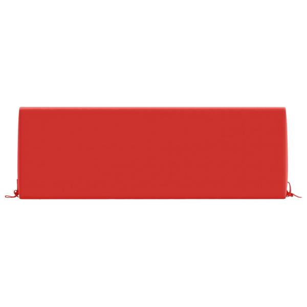 Rückenkissen SOEST 100 % Polyester Rot 120 x 20 x 40 cm