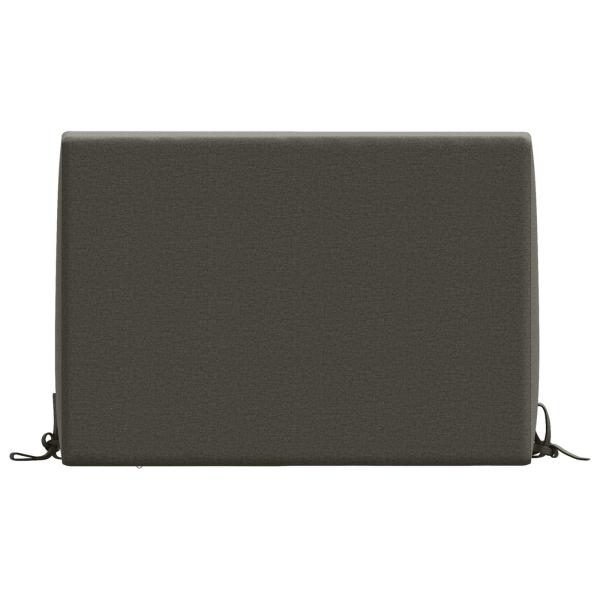 Rückenkissen SOEST 100 % Polyester Anthrazit 60 x 20 x 40 cm