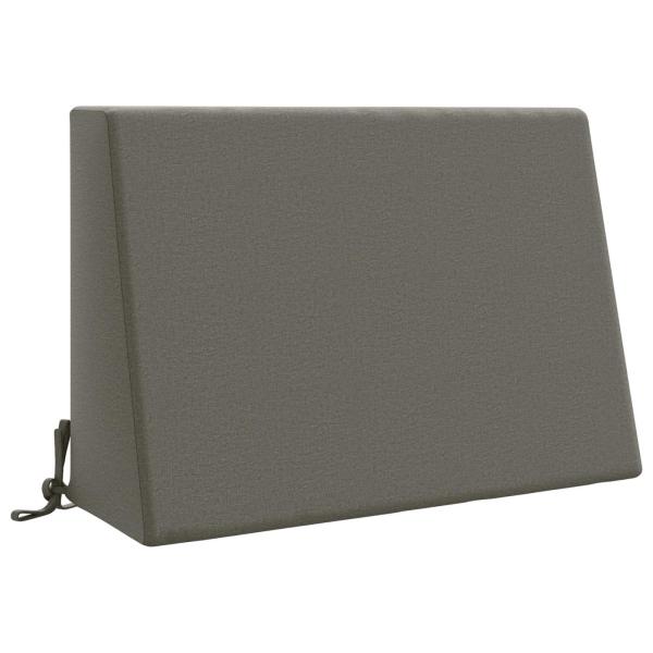 Rückenkissen SOEST 100 % Polyester Grau 60 x 20 x 40 cm