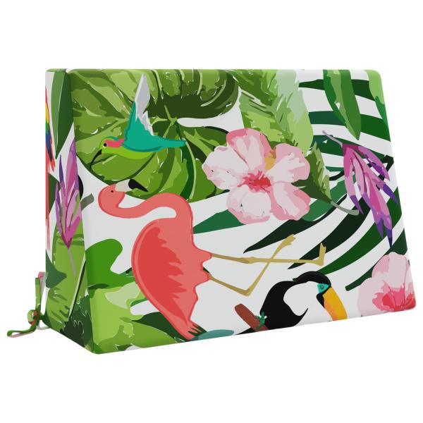 ARDEBO.de - Rückenkissen SOEST 100 % Polyester Mehrfarbig 60 x 20 x 40 cm