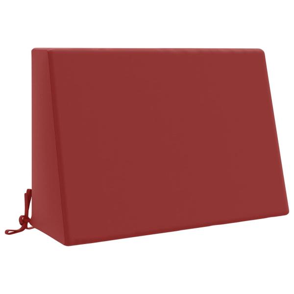 R Rückenkissen SOEST 100 % Polyester Weinrot 60 x 20 x 40 cm
