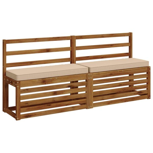 2-teilige Bankkissen VUGHT 2 pcs 100 % Polyester Creme