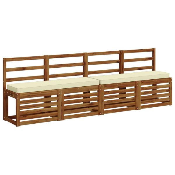 1-teiliges Bankkissen VUGHT 100 % Polyester Creme
