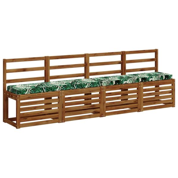 2-teilige Bankkissen VUGHT 2 pcs 100 % Polyester Blattmuster