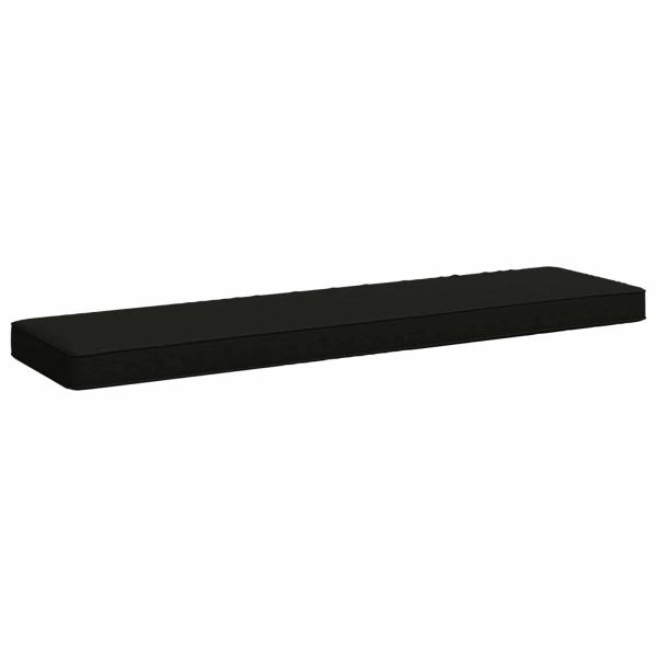 ARDEBO.de - 1-teiliges Bankkissen VUGHT 100 % Polyester Schwarz