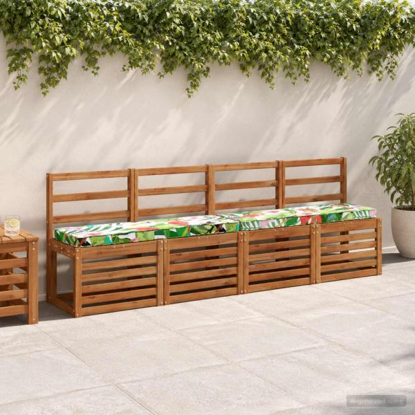 ARDEBO.de - 1-teiliges Bankkissen VUGHT 100 % Polyester Mehrfarbig