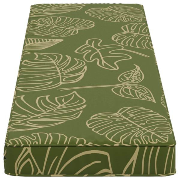 1-teiliges Bankkissen VUGHT 100 % Polyester Blattdesign