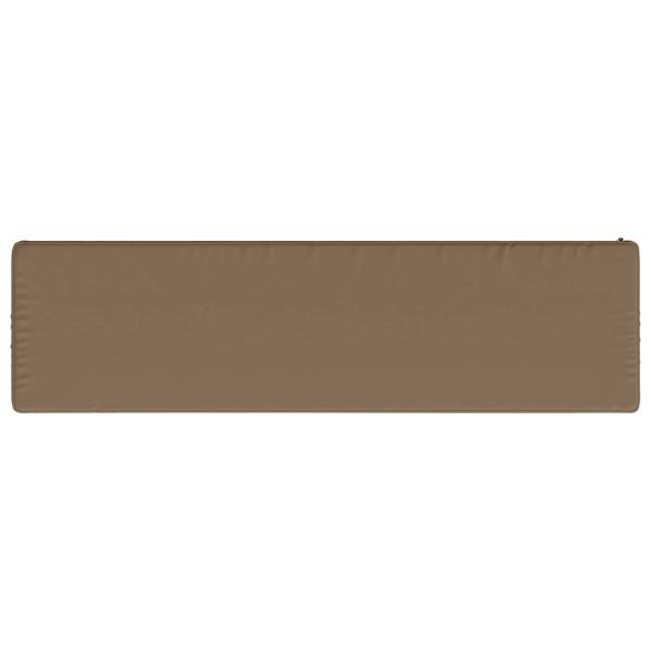 1-teiliges Bankkissen VUGHT 100 % Polyester Taupe