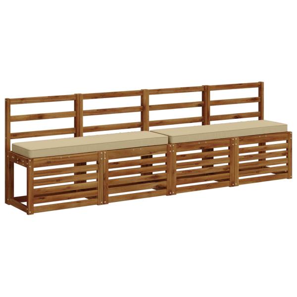 1-teiliges Bankkissen VUGHT 100 % Polyester Beige