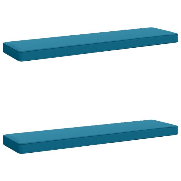 2-teilige Bankkissen VUGHT 2 pcs 100 % Polyester Himmelblau