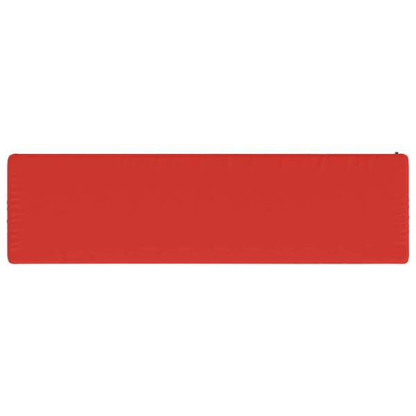 1-teiliges Bankkissen VUGHT 100 % Polyester Rot 120 x 30 x 5 cm