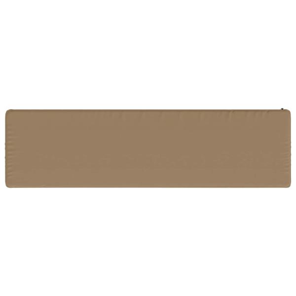 1-teiliges Bankkissen VUGHT 100 % Polyester Taupe