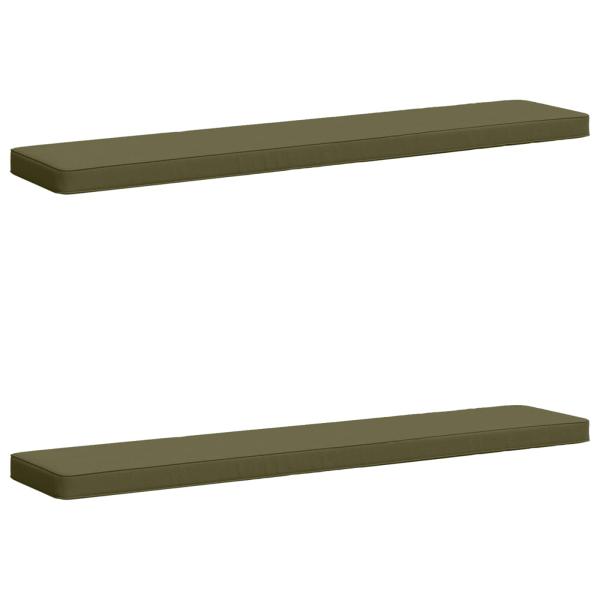 2-teilige Bankkissen VUGHT 2 pcs 100 % Polyester Olivgrün