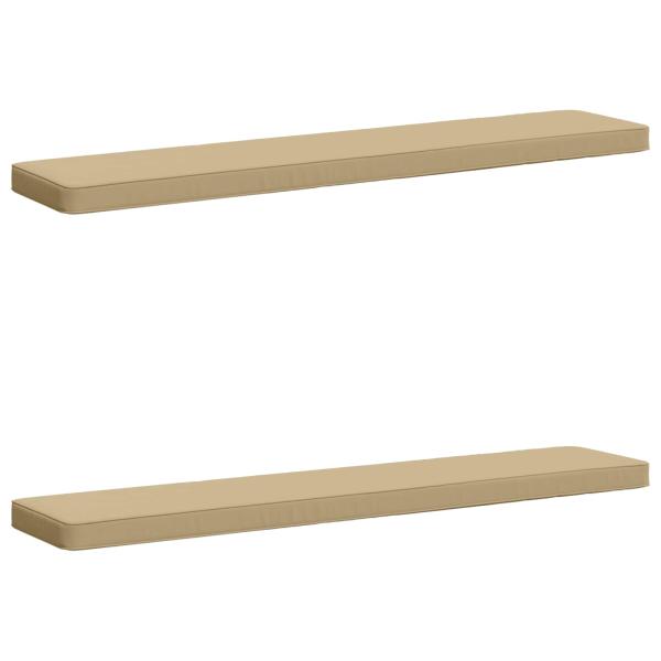 2-teilige Bankkissen VUGHT 2 pcs 100 % Polyester Beige