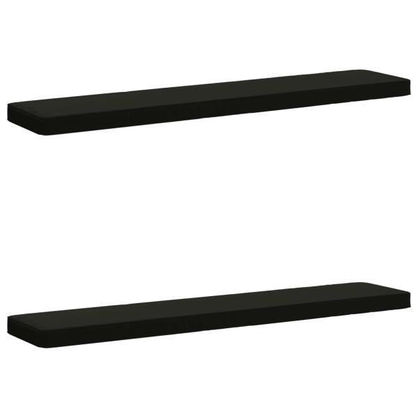 2-teilige Bankkissen VUGHT 2 pcs 100 % Polyester Schwarz