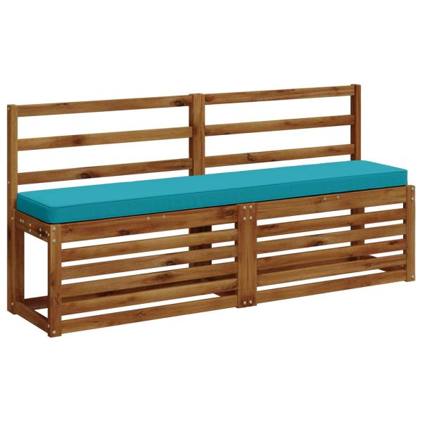 2-teilige Bankkissen VUGHT 2 stk. 100 % Polyester Türkis