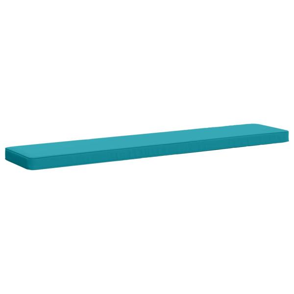 2-teilige Bankkissen VUGHT 2 stk. 100 % Polyester Türkis