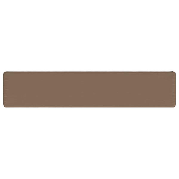 1-teiliges Bankkissen VUGHT 100 % Polyester Taupe