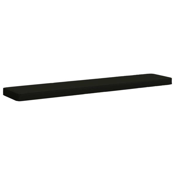 ARDEBO.de - 1-teiliges Bankkissen VUGHT 100 % Polyester Schwarz