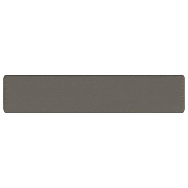 1-teiliges Bankkissen VUGHT 100 % Polyester Grau
