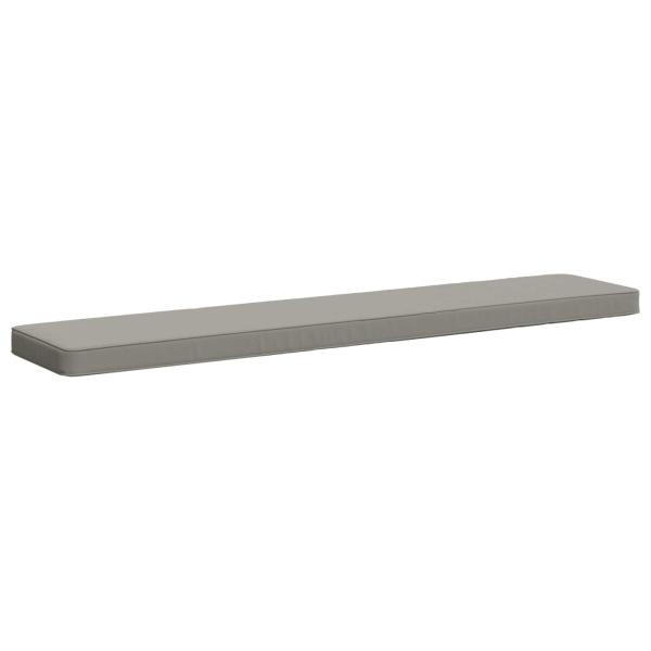 ARDEBO.de - 1-teiliges Bankkissen VUGHT 100 % Polyester Grau