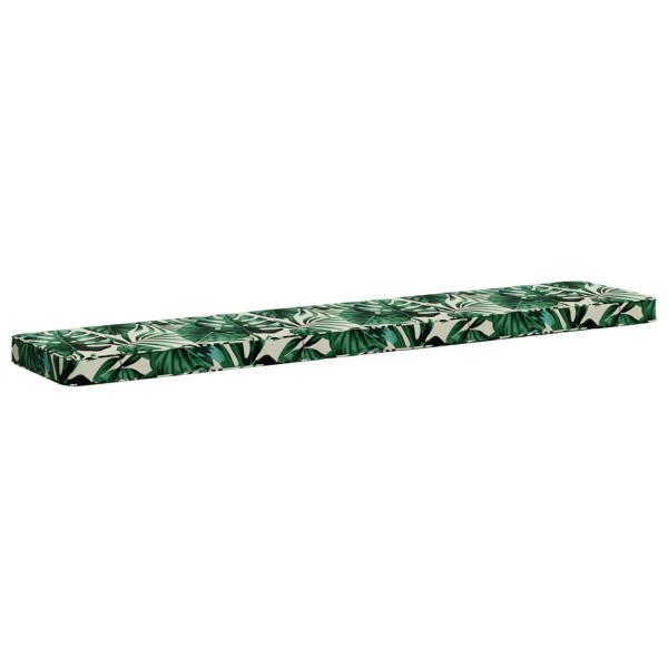 1-teiliges Bankkissen VUGHT 100 % Polyester Blattmuster