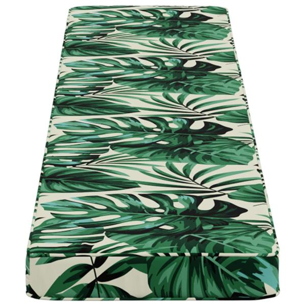 1-teiliges Bankkissen VUGHT 100 % Polyester Blattmuster
