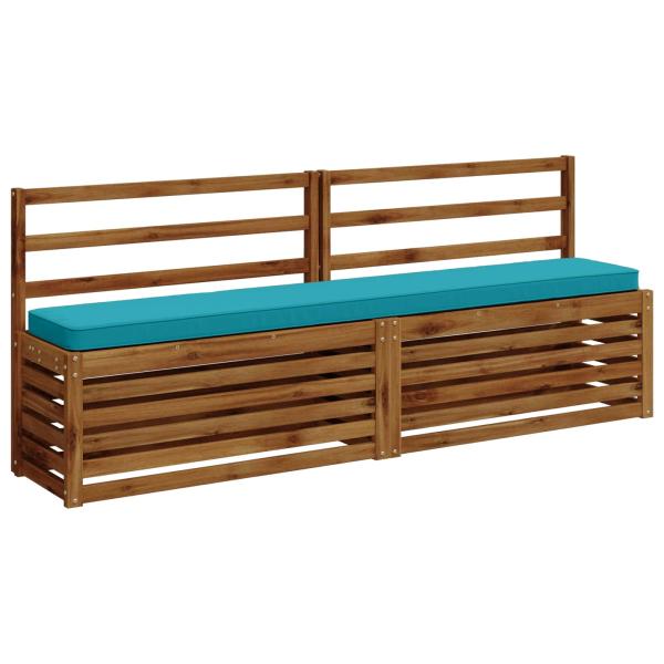 2-teilige Bankkissen VUGHT 2 pcs 100 % Polyester Türkis