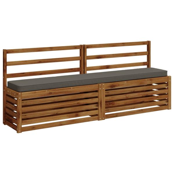 2-teilige Bankkissen VUGHT 2 pcs 100 % Polyester Grau