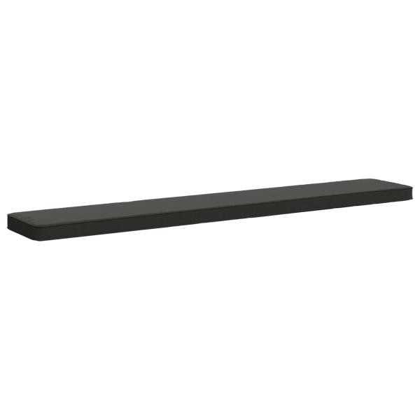 ARDEBO.de - 1-teiliges Bankkissen VUGHT 100 % Polyester Anthrazit