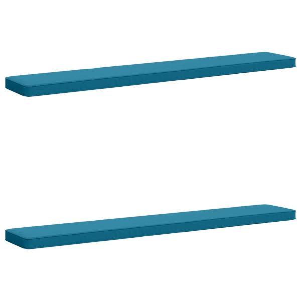2-teilige Bankkissen VUGHT 2 pcs 100 % Polyester Himmelblau
