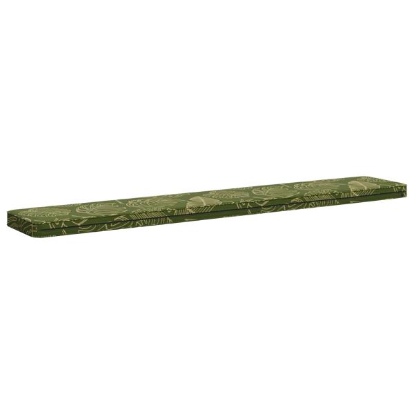 1-teiliges Bankkissen VUGHT 100 % Polyester Blattdesign