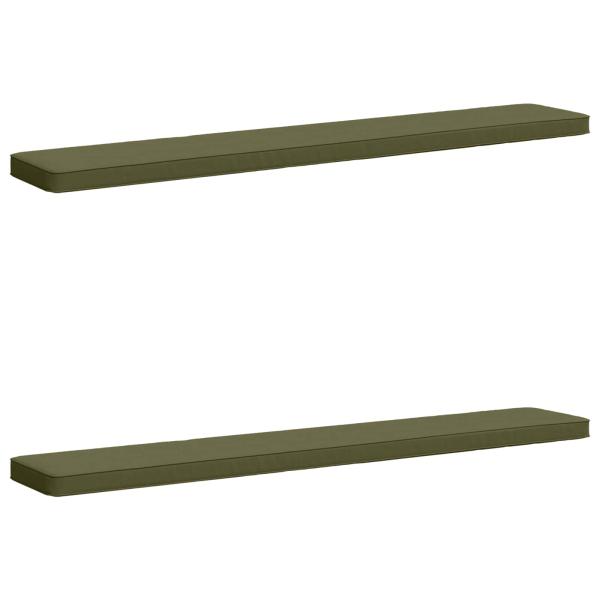 2-teilige Bankkissen VUGHT 2 pcs 100 % Polyester Olivgrün