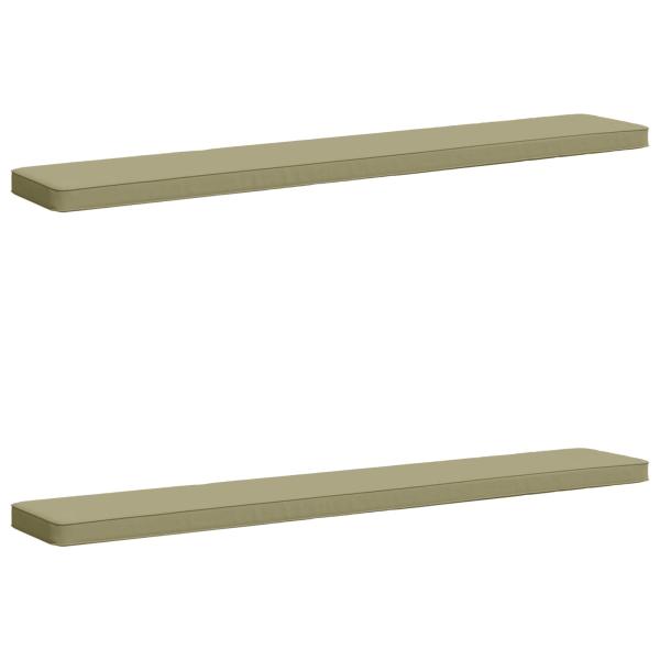 2-teilige Bankkissen VUGHT 2 pcs 100 % Polyester Hellgrün