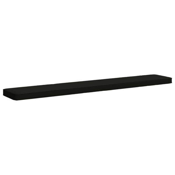 ARDEBO.de - 1-teiliges Bankkissen VUGHT 100 % Polyester Schwarz