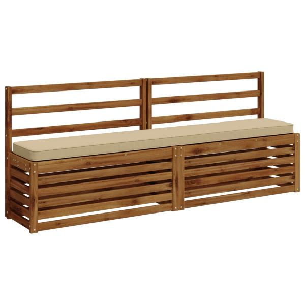 2-teilige Bankkissen VUGHT 2 pcs 100 % Polyester Beige