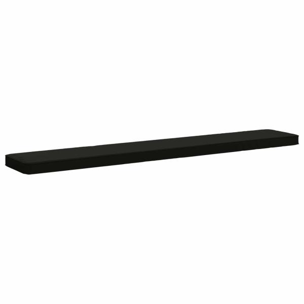 ARDEBO.de - 1-teiliges Bankkissen VUGHT 100 % Polyester Schwarz