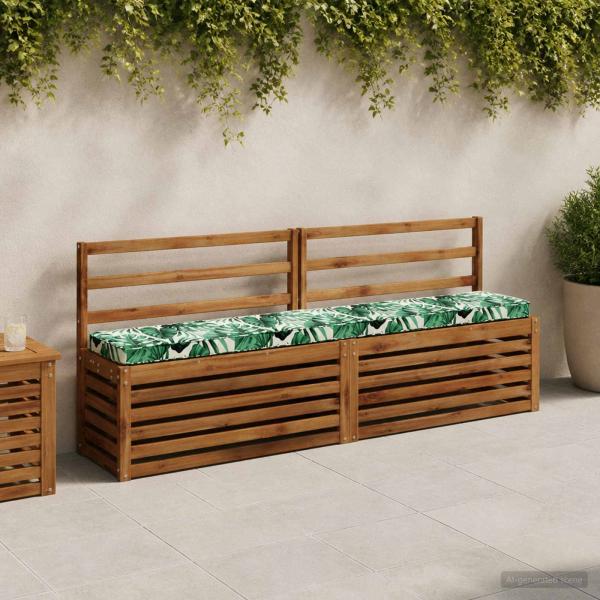 ARDEBO.de - 2-teilige Bankkissen VUGHT 2 pcs 100 % Polyester Blattmuster