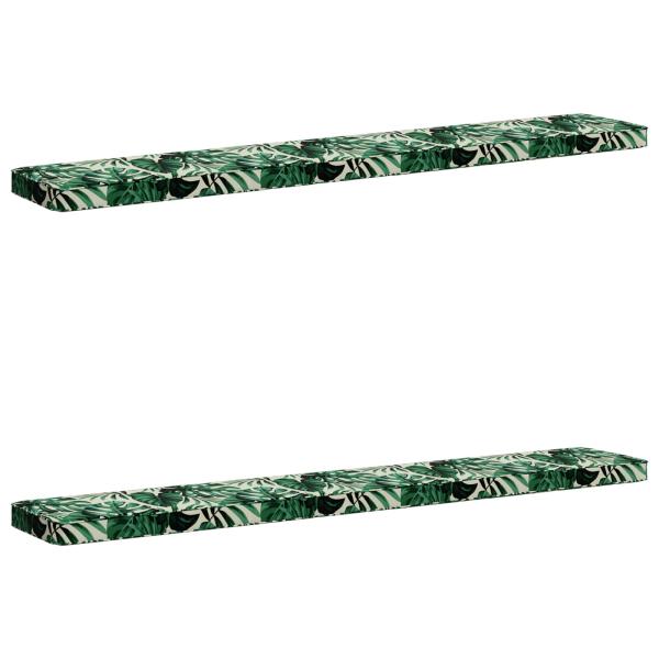 2-teilige Bankkissen VUGHT 2 pcs 100 % Polyester Blattmuster