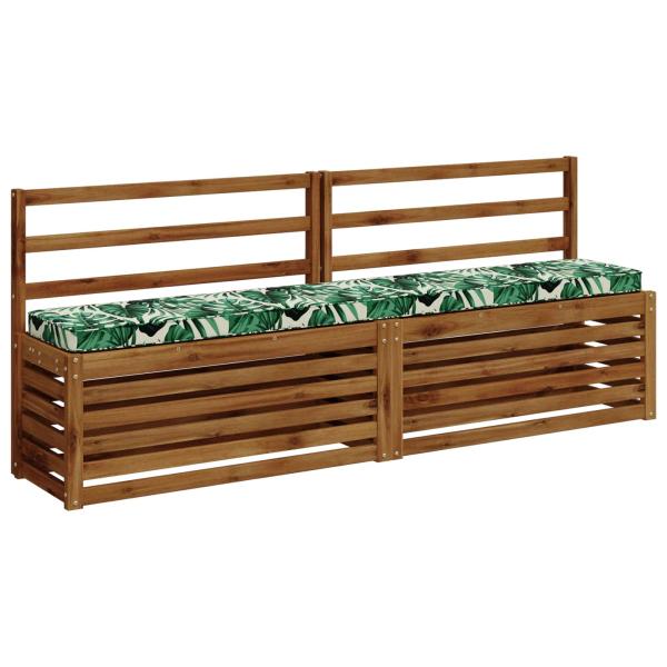 2-teilige Bankkissen VUGHT 2 pcs 100 % Polyester Blattmuster