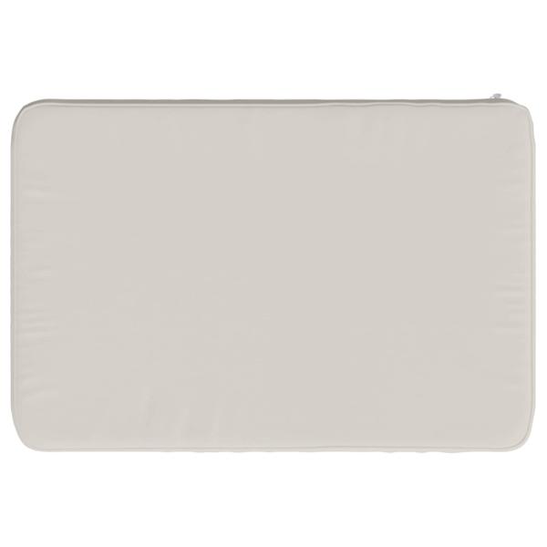 1-teiliges Bankkissen VUGHT 100 % Polyester Weiß 60 x 40 x 5 cm