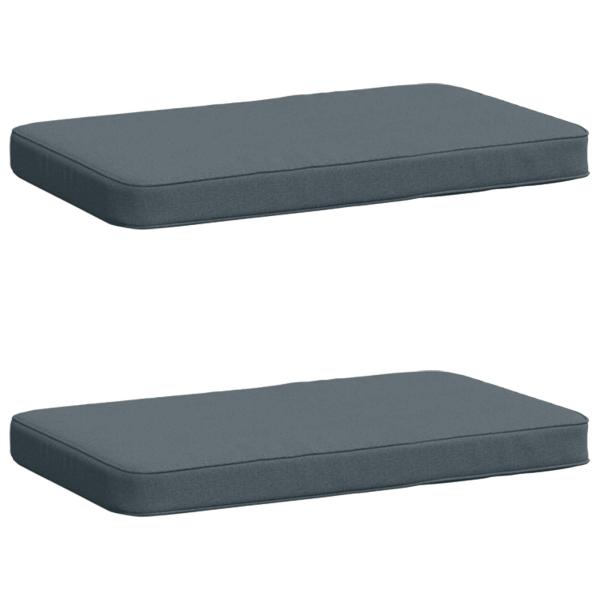 ARDEBO.de - 2-teilige Bankkissen VUGHT 2 pcs 100 % Polyester Blau