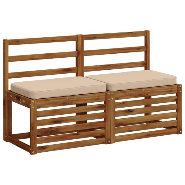 2-teilige Bankkissen VUGHT 2 pcs 100 % Polyester Creme