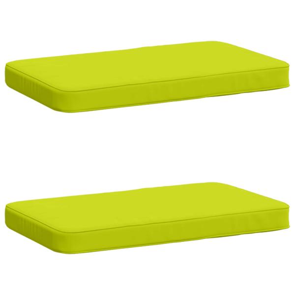ARDEBO.de - 2-teilige Bankkissen VUGHT 2 pcs 100 % Polyester Hellgrün