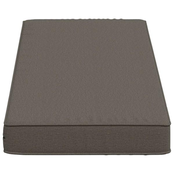 1-teiliges Bankkissen VUGHT 100 % Polyester Grau 80 x 40 x 5 cm