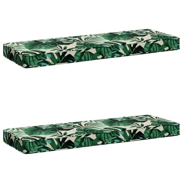 2-teilige Bankkissen VUGHT 2 pcs 100 % Polyester Blattmuster